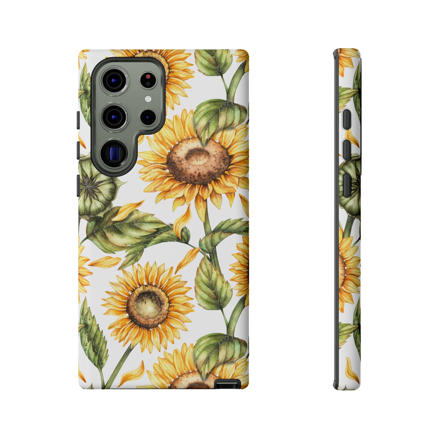 Tough Cases / Phone Case - Sunflowers with Buds