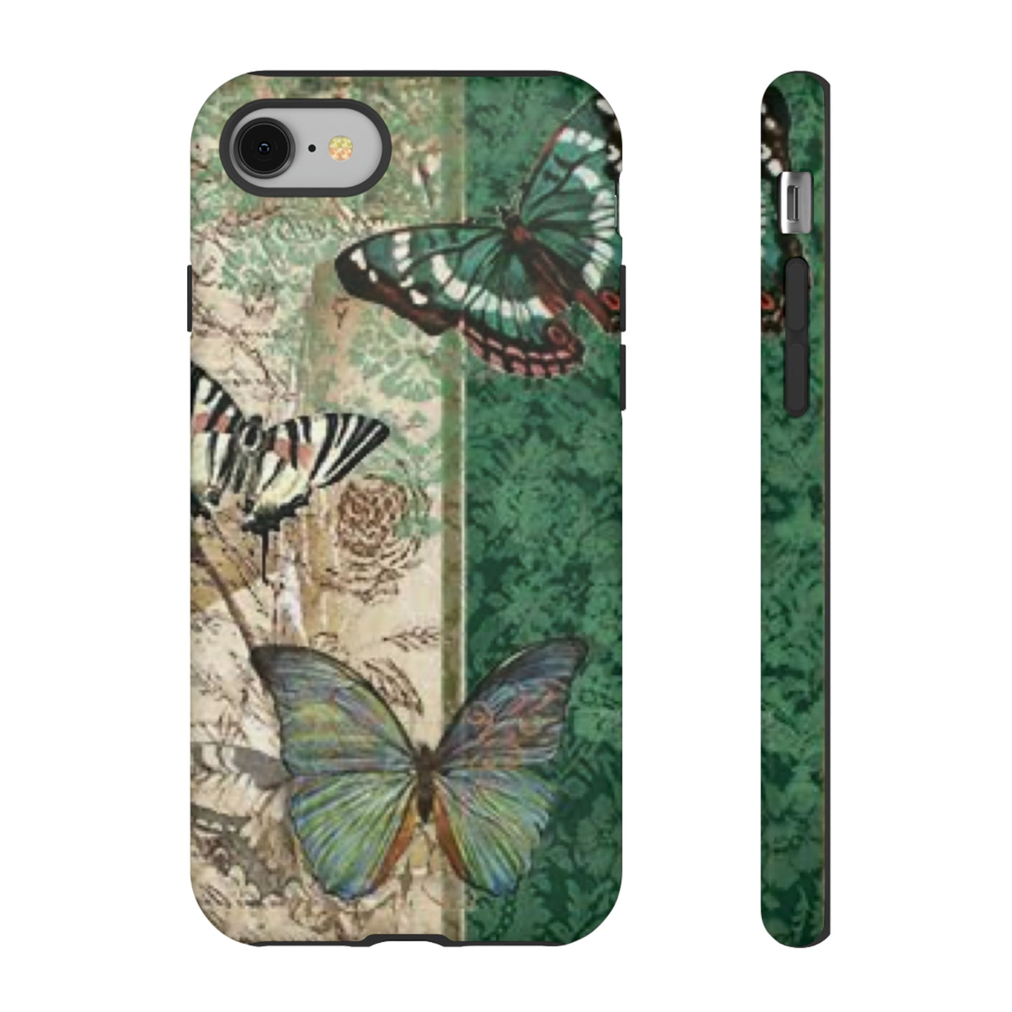 Tough Cases / Phone Case - Emerald Green Butterfly