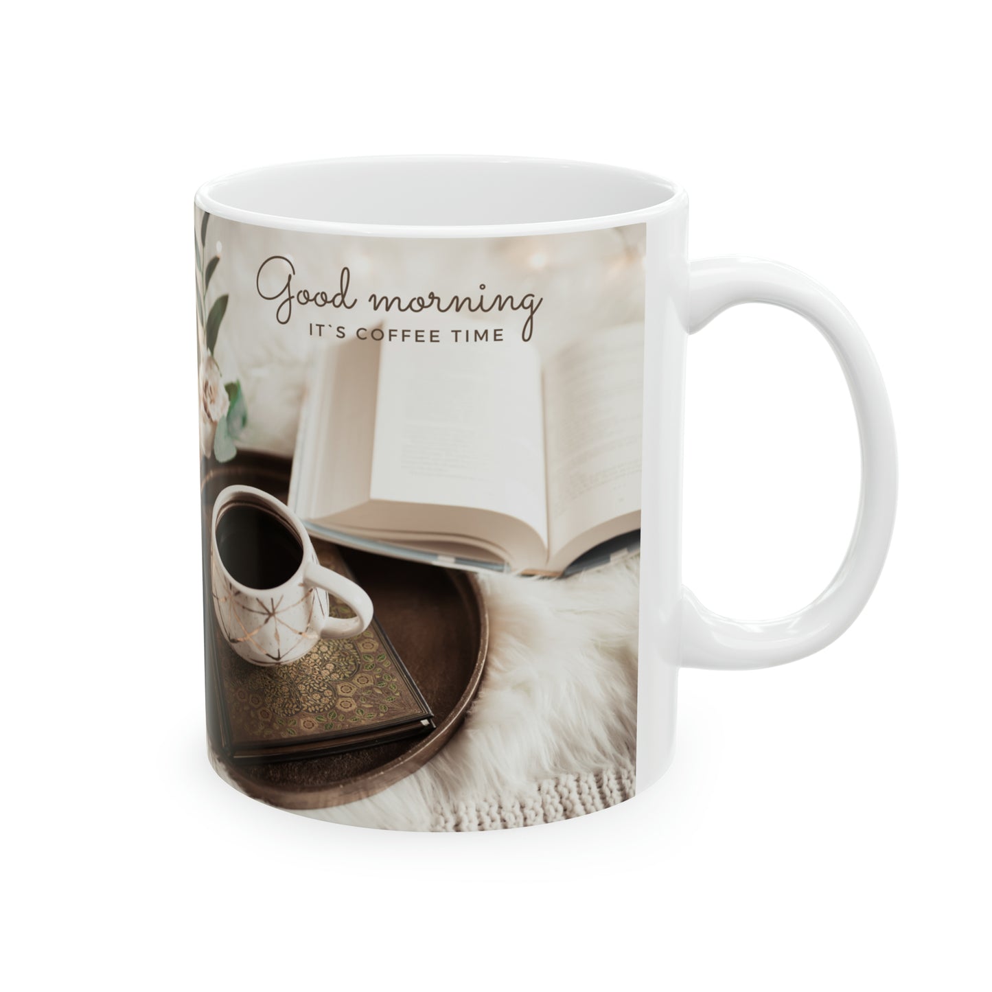 Ceramic Mug, 11oz - Good Morning