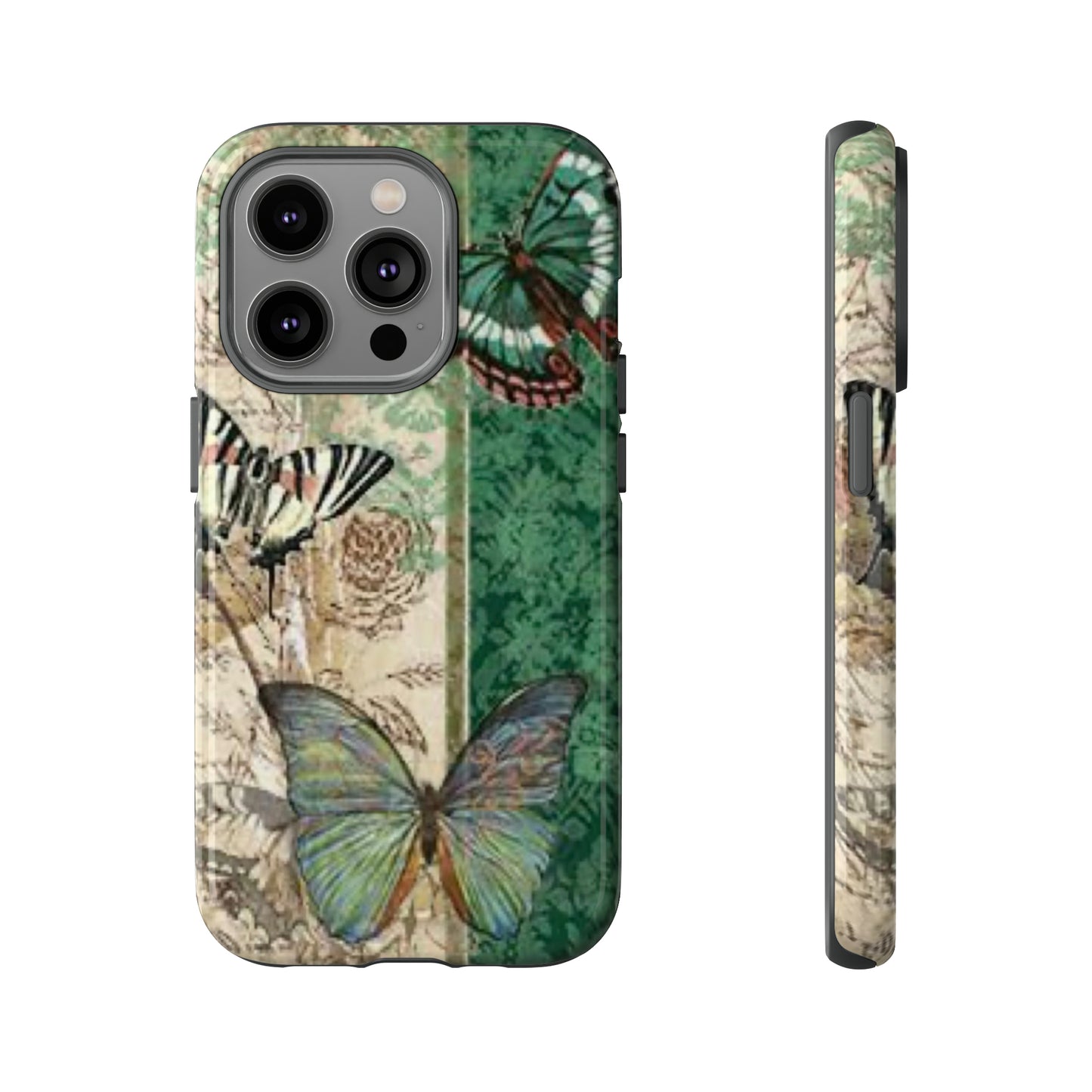 Tough Cases / Phone Case - Emerald Green Butterfly