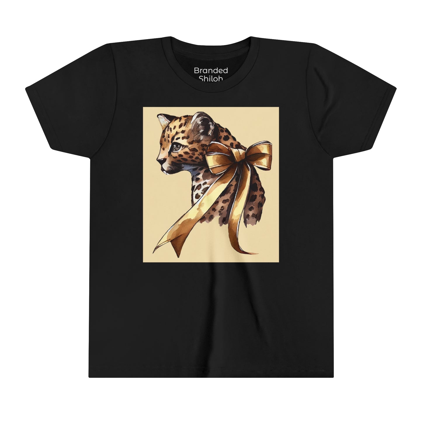 Girl's Youth Short Sleeve Tee - Leopard