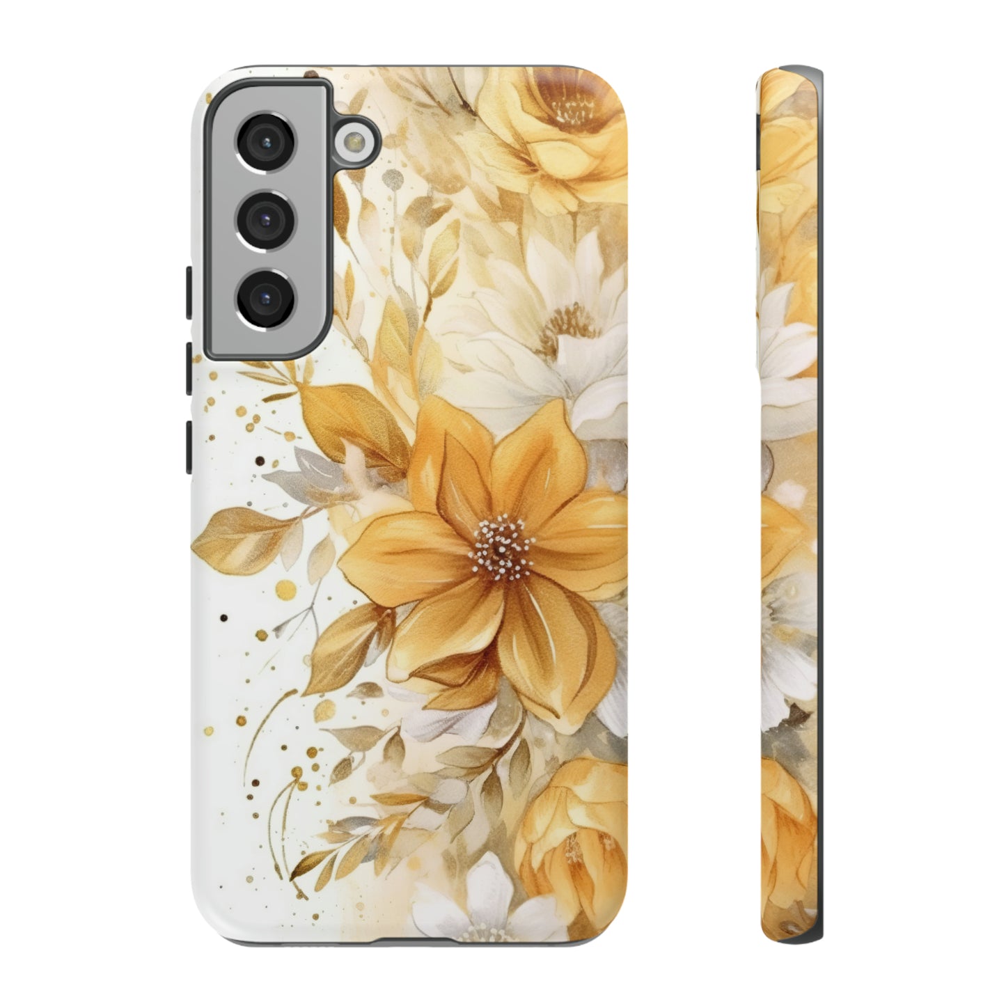 Tough Cases / Phone Case - Golden Yellow Flowers