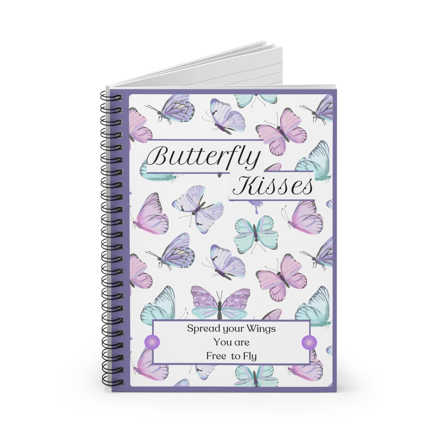 Spiral Notebook - Butterfly Kisses