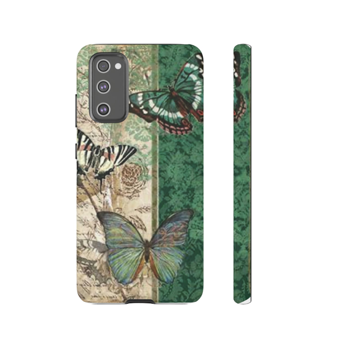 Tough Cases / Phone Case - Emerald Green Butterfly