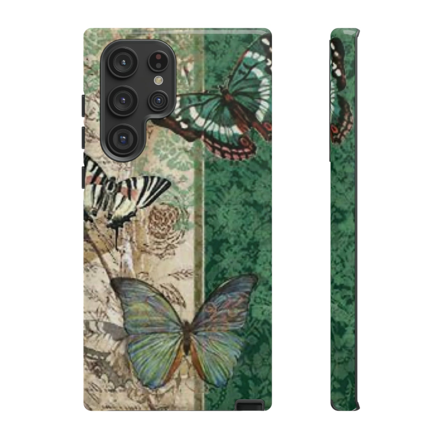 Tough Cases / Phone Case - Emerald Green Butterfly