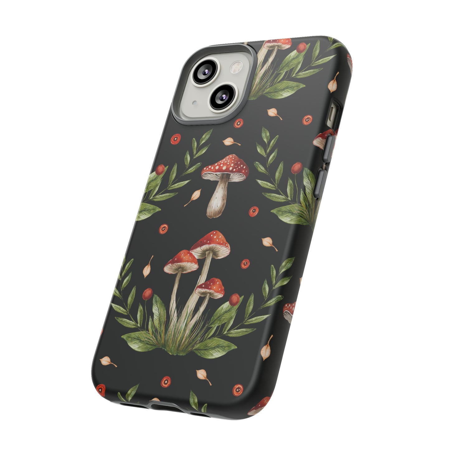 Tough Cases / Phone Case - Red/Black Mushrooms