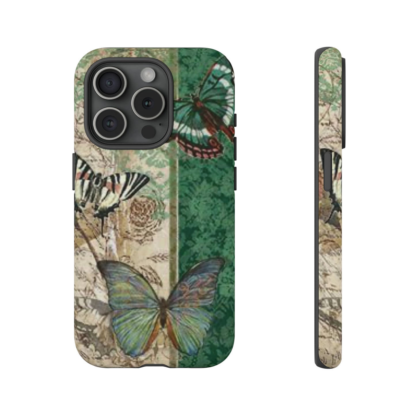 Tough Cases / Phone Case - Emerald Green Butterfly