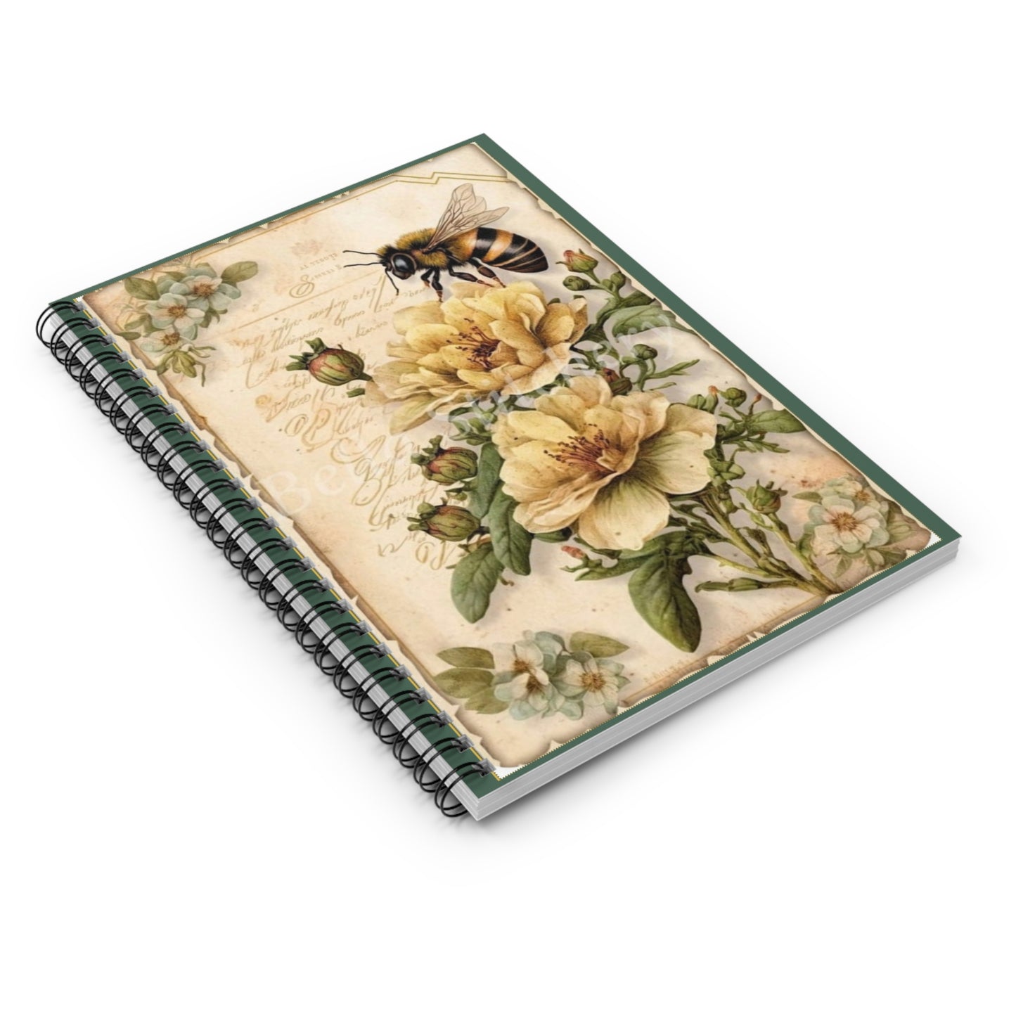 Spiral Notebook - Ruled Line - Bee