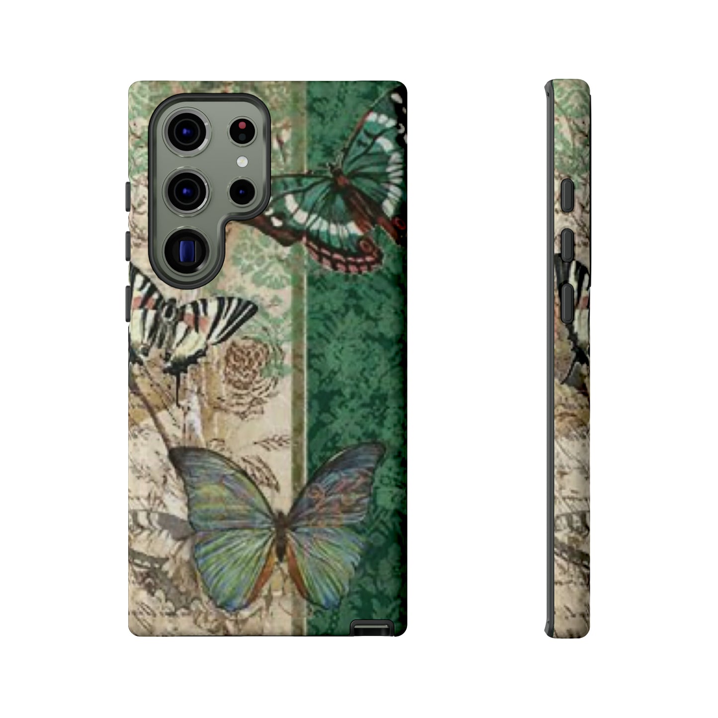 Tough Cases / Phone Case - Emerald Green Butterfly