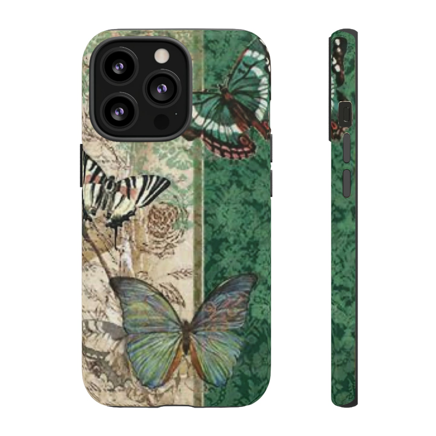 Tough Cases / Phone Case - Emerald Green Butterfly