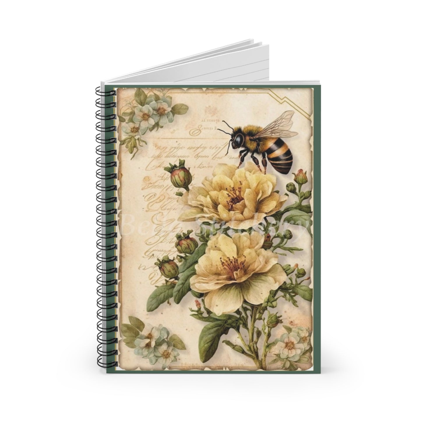 Spiral Notebook - Ruled Line - Bee