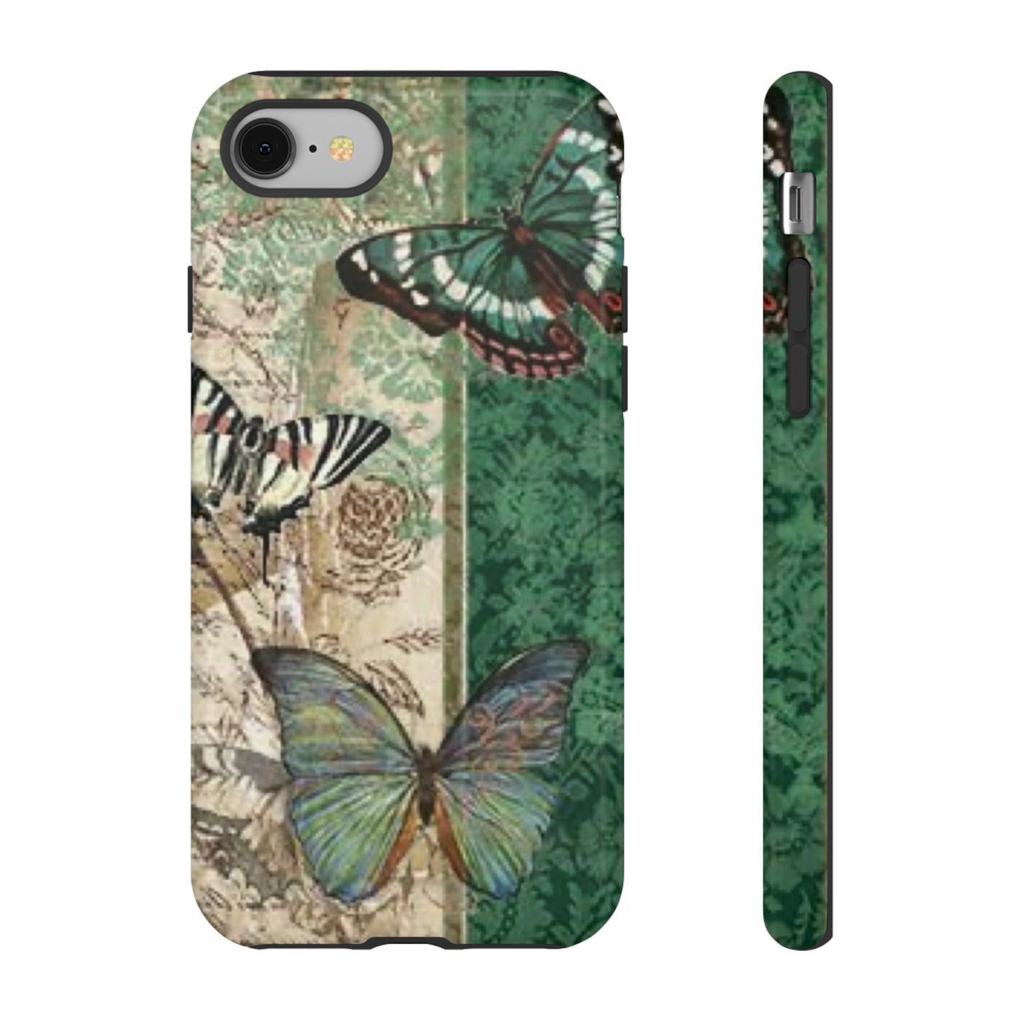 Tough Cases / Phone Case - Emerald Green Butterfly