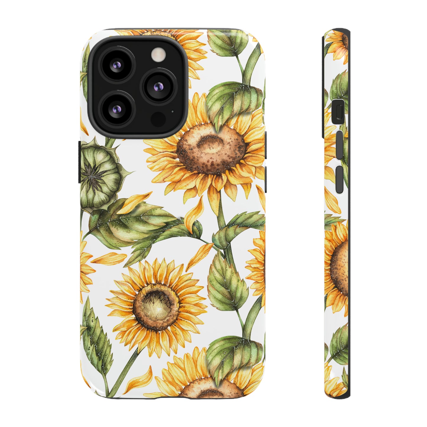 Tough Cases / Phone Case - Sunflowers with Buds