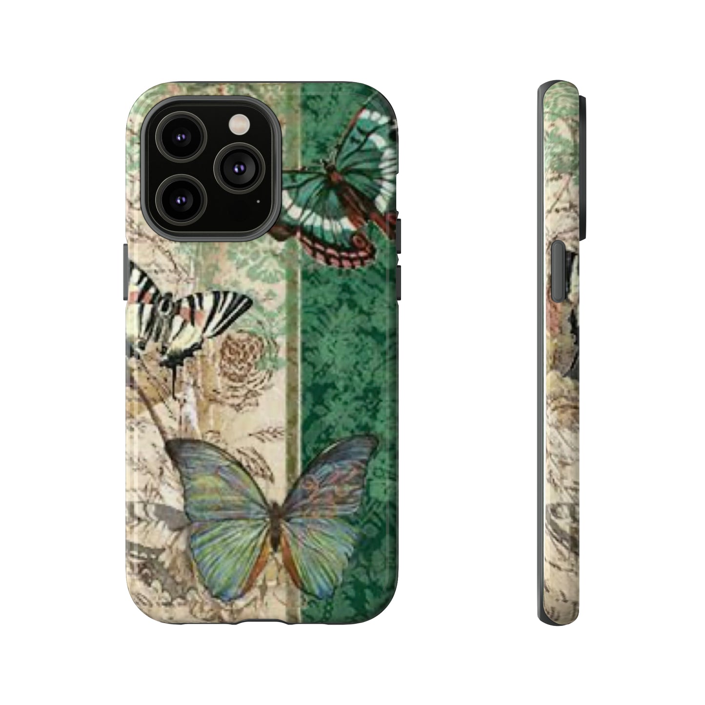 Tough Cases / Phone Case - Emerald Green Butterfly