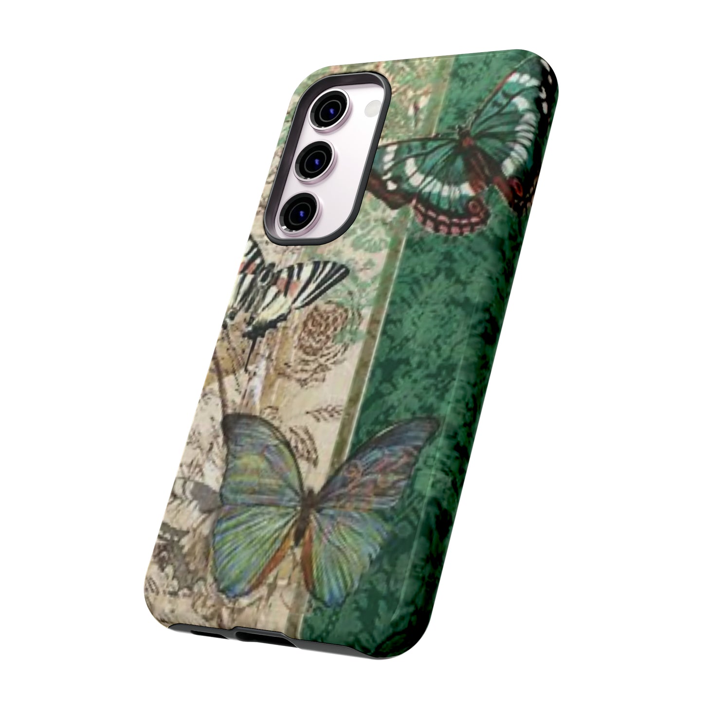 Tough Cases / Phone Case - Emerald Green Butterfly