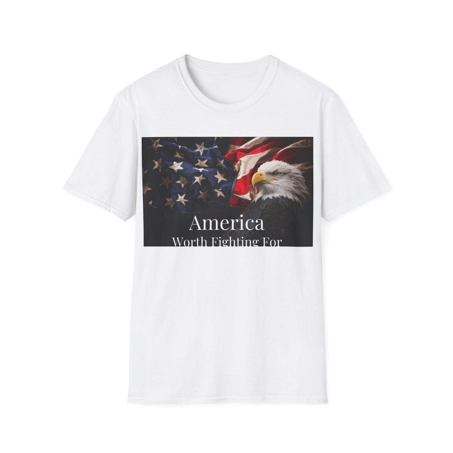 Men's Tee Softstyle T-Shirt -  America Fighting For (2)