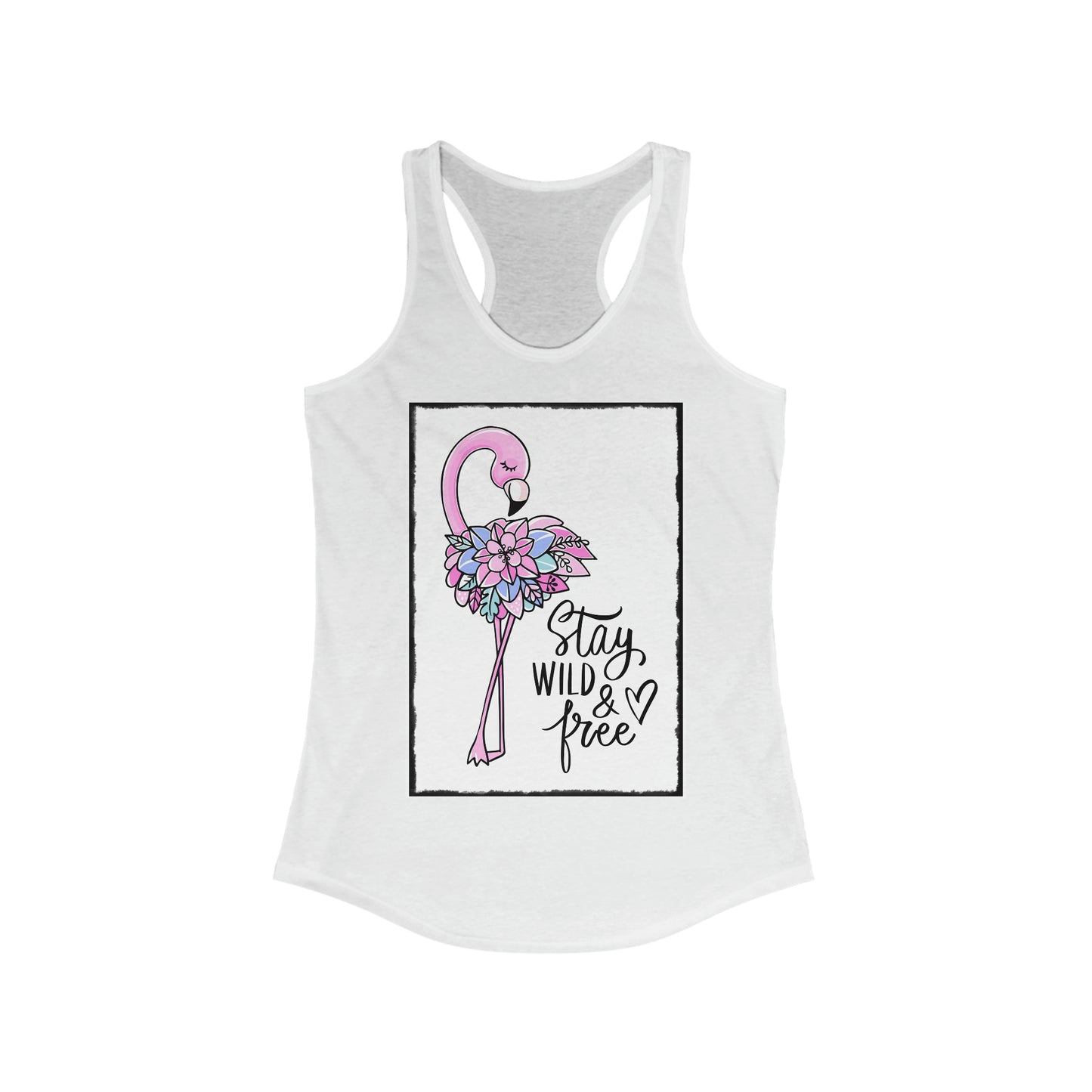 Women's Ideal Racerback Tank - Flamingo