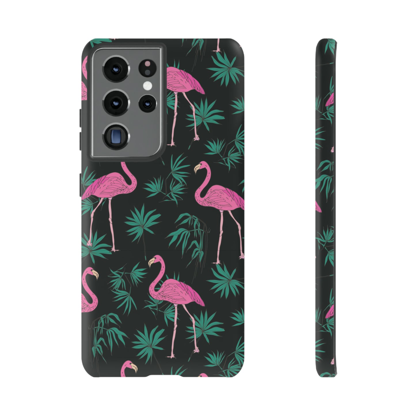 Tough Cases / Phone Case - Pink Flamingo with Teal